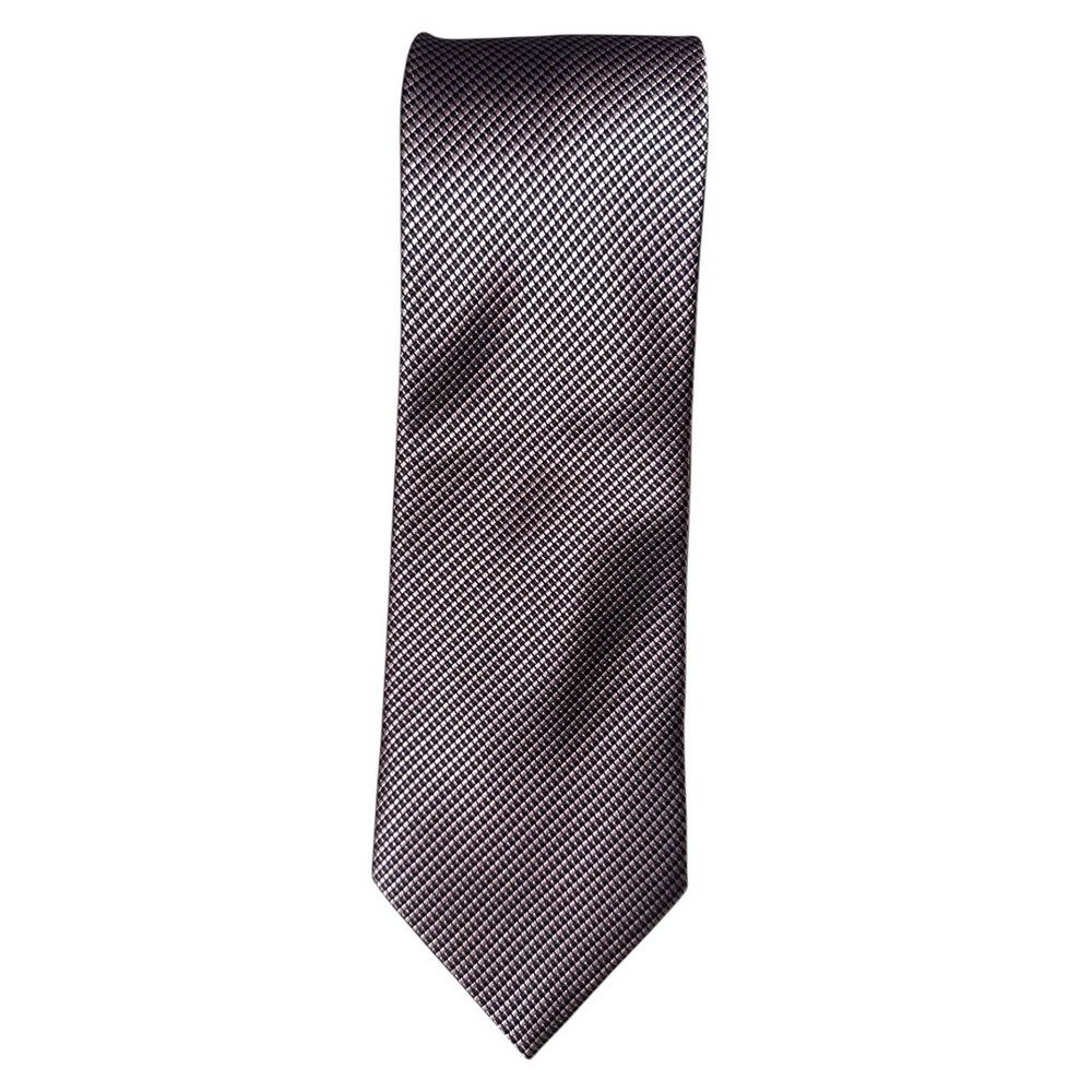 Beau Brummell Purple‎ & Black Men's Necktie Silk Patterned Business Formal A20Q
